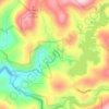 Paradise Falls topographic map, elevation, terrain