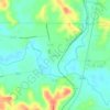 Sandyville topographic map, elevation, terrain