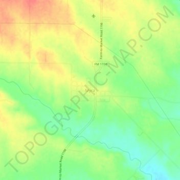 Myra topographic map, elevation, terrain