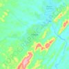 Prestea topographic map, elevation, terrain