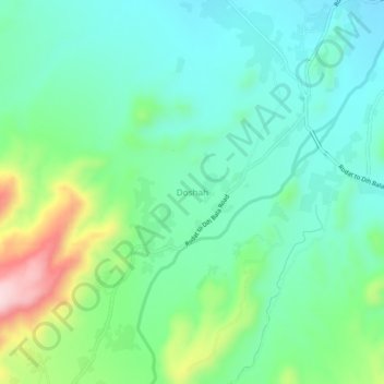 Doshah topographic map, elevation, terrain