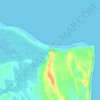 Praia da Barra topographic map, elevation, terrain