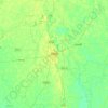 Bogura topographic map, elevation, terrain