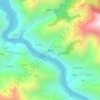 Bartha topographic map, elevation, terrain