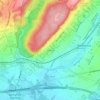 Wyoming topographic map, elevation, terrain