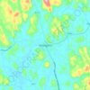 Matugama topographic map, elevation, terrain