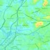Dippitigoda topographic map, elevation, terrain