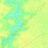 Bamhrauli topographic map, elevation, terrain