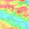 Trégoux topographic map, elevation, terrain