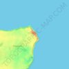 Kap Arkona topographic map, elevation, terrain