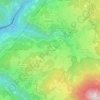 Prèsule topographic map, elevation, terrain