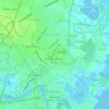 Caingin topographic map, elevation, terrain