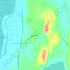 West Salisbury topographic map, elevation, terrain