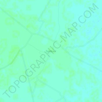 Tambaur topographic map, elevation, terrain
