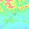 El Cacao topographic map, elevation, terrain