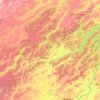 Zabaykalsky Krai topographic map, elevation, terrain