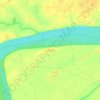 Gangpur topographic map, elevation, terrain