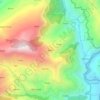 Waret topographic map, elevation, terrain