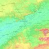 Hoshangābād topographic map, elevation, terrain