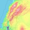 Mintaqat az Zabadan topographic map, elevation, terrain