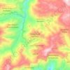 Huautla de Jiménez topographic map, elevation, terrain