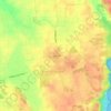 Lagarde topographic map, elevation, terrain
