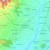 Bandongan topographic map, elevation, terrain