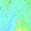 Polgahawela topographic map, elevation, terrain