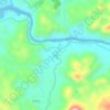 Malian topographic map, elevation, terrain