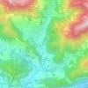 Canzanica topographic map, elevation, terrain