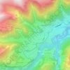 Acletta topographic map, elevation, terrain