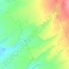 Toldam topographic map, elevation, terrain