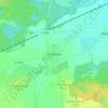 Klitzschen topographic map, elevation, terrain
