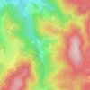 Les Carnès topographic map, elevation, terrain