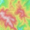 Puerto de Amoles topographic map, elevation, terrain