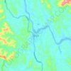 Tân Yên topographic map, elevation, terrain