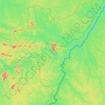 Saint-Georges topographic map, elevation, terrain