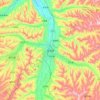 Lintao topographic map, elevation, terrain