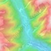 Fontanellata topographic map, elevation, terrain