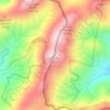 Divide Mountain topographic map, elevation, terrain