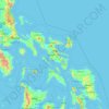 Albay topographic map, elevation, terrain