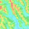Malna topographic map, elevation, terrain