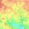 La Coussaie topographic map, elevation, terrain