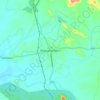 Bhanupratappur topographic map, elevation, terrain