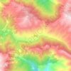 Merag topographic map, elevation, terrain
