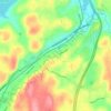 Bedford Hills topographic map, elevation, terrain