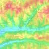 Les Planchettes topographic map, elevation, terrain