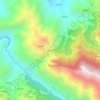 Kandhar topographic map, elevation, terrain