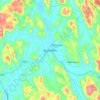 Agalawatta topographic map, elevation, terrain