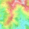 Preshi topographic map, elevation, terrain